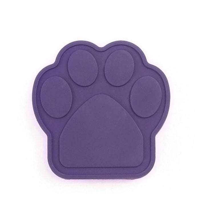 Pet Silicone Fixed Suction Cup Bowl Slow Eating Divert Attention Bath Products(Purple)