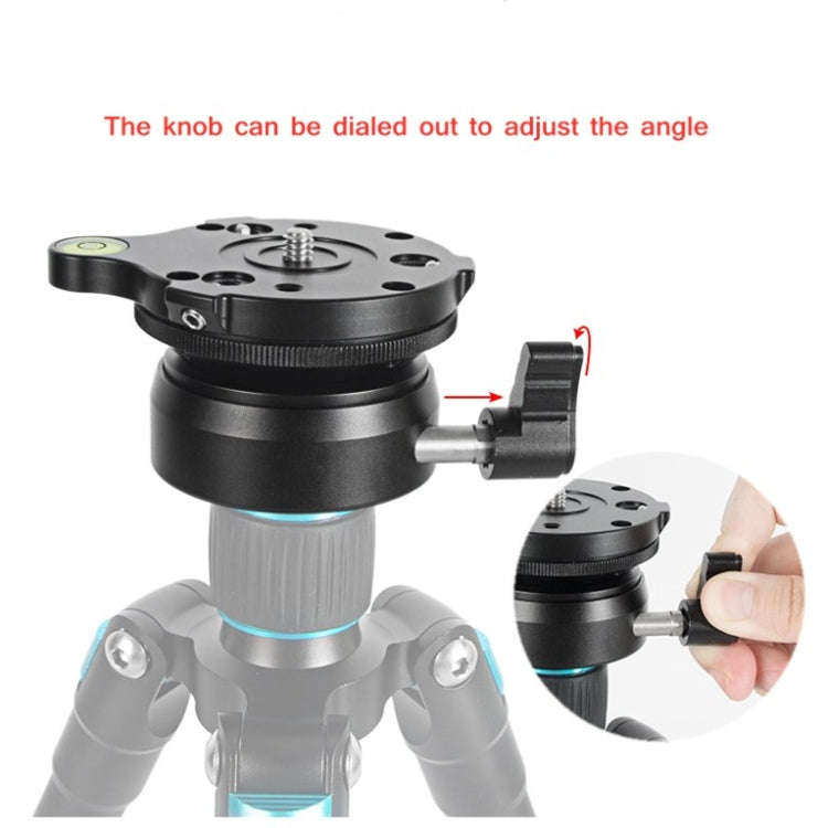 BEXIN DY-60N 1/4 inch Thread Dome Professional Tripod Leveling 360 Degree Panorama Head Base with...