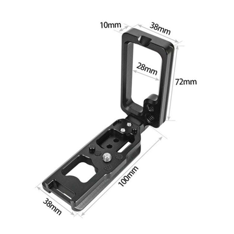 BEXIN for Nikon Z7 / Z6 Push-Pull Type Aluminum Alloy Vertical Shoot Quick Release L Plate Bracke...