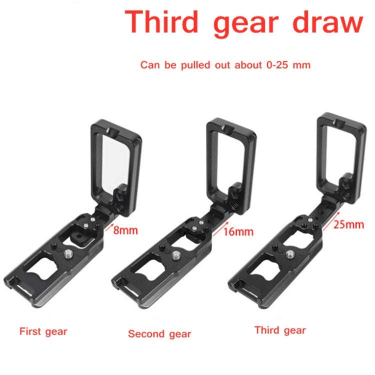 BEXIN for Nikon Z7 / Z6 Push-Pull Type Aluminum Alloy Vertical Shoot Quick Release L Plate Bracke...