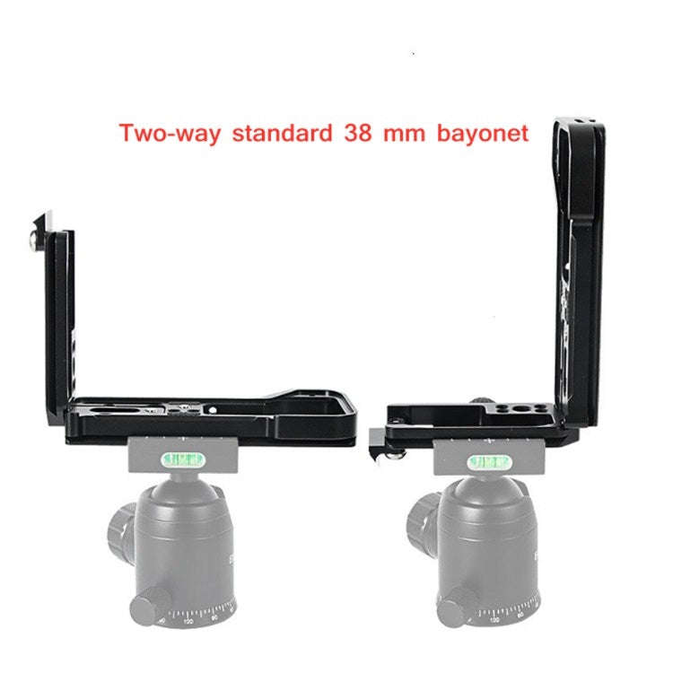 BEXIN Push-Pull Type Vertical Shoot Quick Release L Plate Bracket Base Holder with Hot Shoe for S...