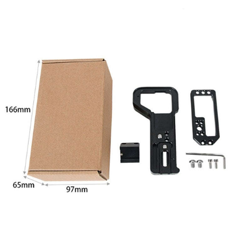BEXIN Push-Pull Type Vertical Shoot Quick Release L Plate Bracket Base Holder with Hot Shoe for S...
