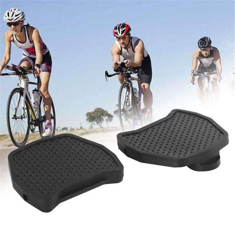 1 Pair Richy Road Bike Lock Pedal To Flat Pedal Converter Is Suitable For SPD / LOOK Road Pedal L...