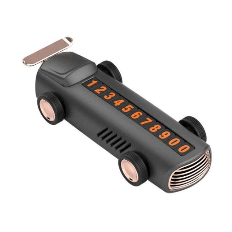 Temporary Parking Number Plate For Car With Hidden Car Card Multifunctional Car Perfume Decoration