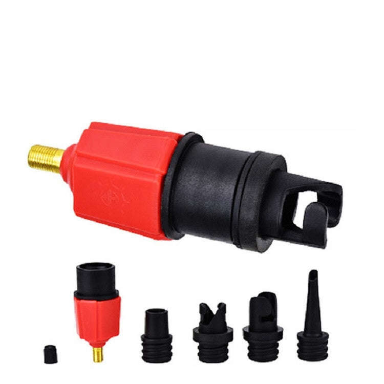 Surfing Paddle Board Rubber Boat Inflatable Bed Air Valve Adapter Car Air Pump Adapter(Blue)