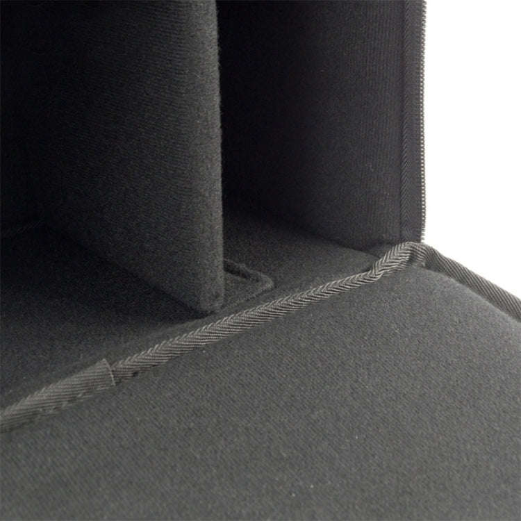 Water-resistant DSLR Padded insert Case Waterproof Zipper Removable Partition Camera Bags(Black)