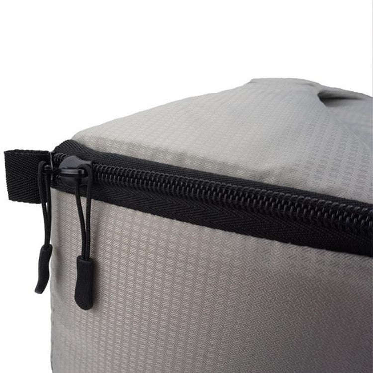 Water-resistant DSLR Padded insert Case Waterproof Zipper Removable Partition Camera Bags(Light G...