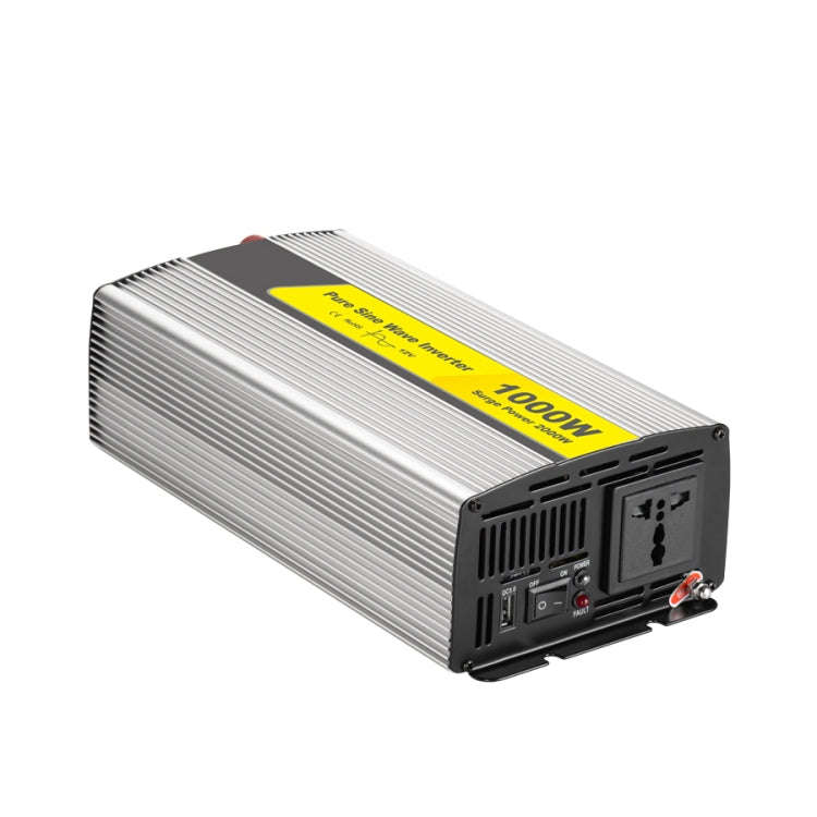 SUVPR DY-LG1000S 1000W DC 12V to AC 220V 50Hz Pure Sine Wave Car Power Inverter with Universal Po...