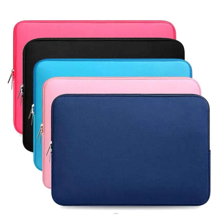 15.6 inch Laptop Solid Color Sleeve Bag (Grey)