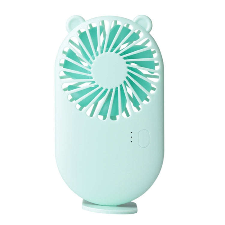 Portable Cute Pocket Mini USB Handheld Fan Phone Holder (Green)