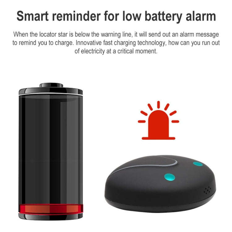 F9 Mini Pet Smart Wear GPS Pet Locator WIFI Location Tracker(Black)