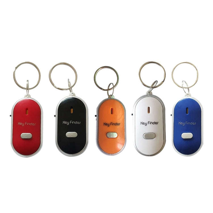 5 PCS ZG808 LED Key Finder Voice Control Anti-lost Device, Random Color Delivery