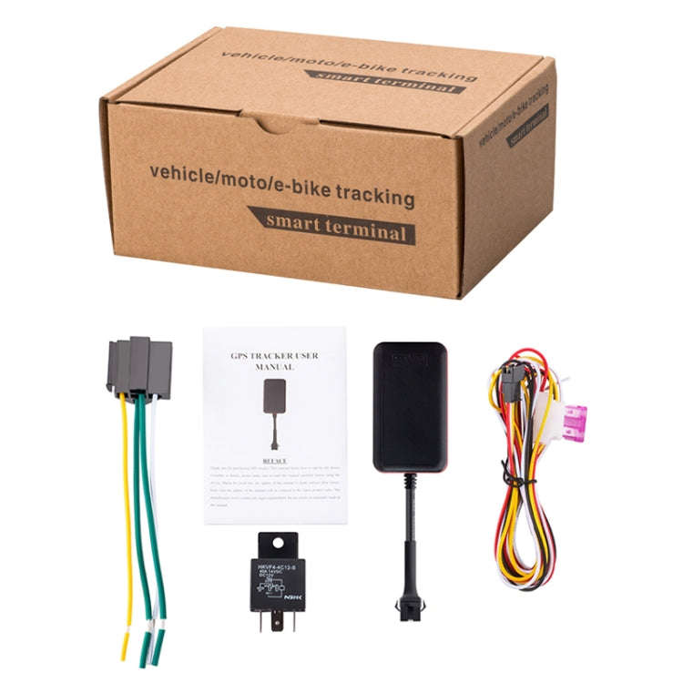 TK108 2G 4PIN Realtime Car Truck Vehicle Tracking GSM GPRS GPS Tracker, Support AGPS with Relay a...