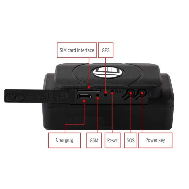 TK202B 4G Car Truck Vehicle Tracking GSM GPRS GPS Tracker Support AGPS, Battery Capacity: 5000mAh