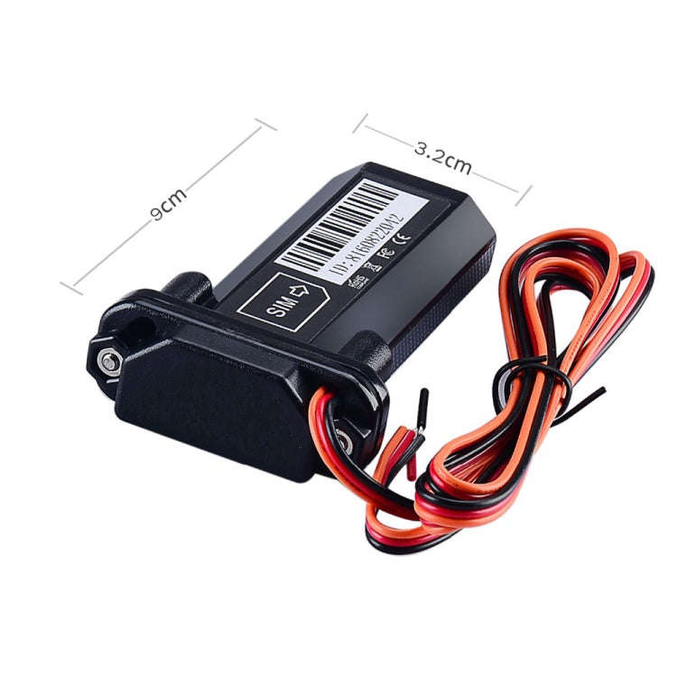 KH-901 Mini Waterproof 2G GSM 4Pin GPS Tracker for Car Motorcycle Vehicle, 6-60V(Black)