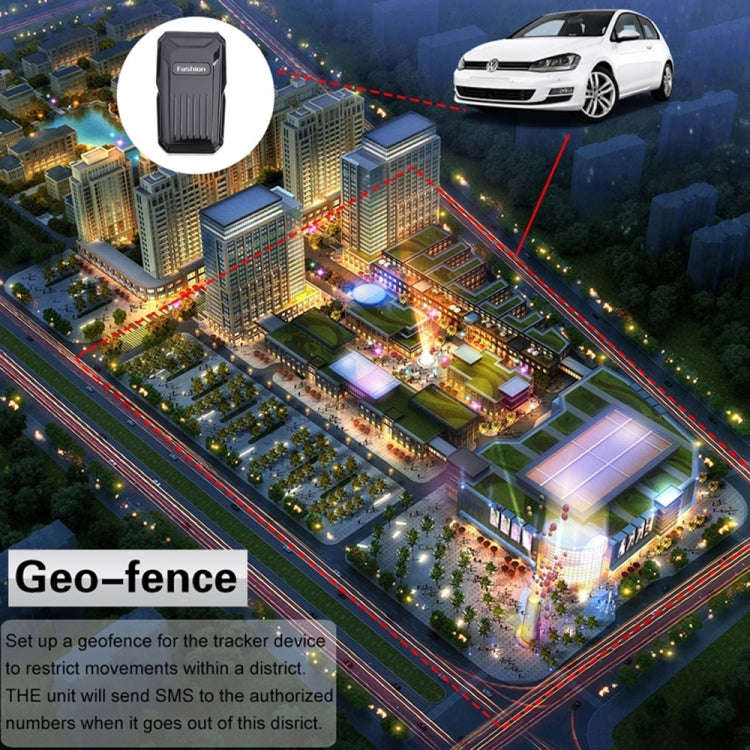 KH-X1 Mini Waterproof Magnetic GPS / GSM / GPRS Quad Band Realtime Car Tracker, Built-in Long Lif...