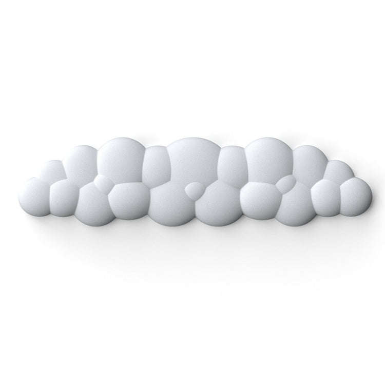 Cloud Wrist Rest Memory Foam Keyboard Pad Office Desktop Wrist Brace (White)