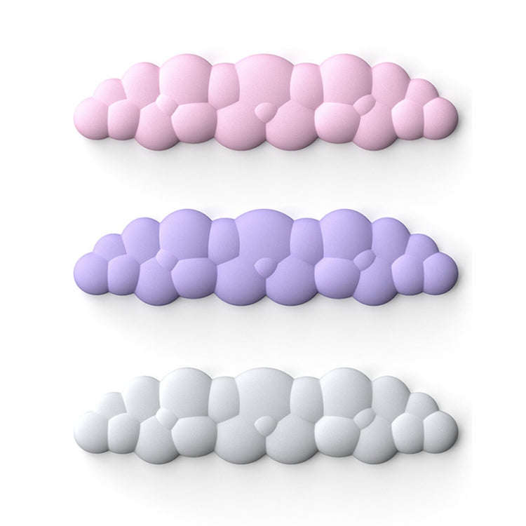 Cloud Wrist Rest Memory Foam Keyboard Pad Office Desktop Wrist Brace (Pink)