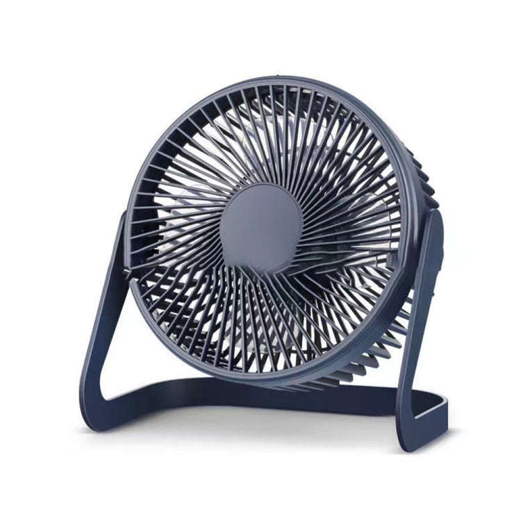 Desktop Mini USB Electric Fan (Dark Blue)