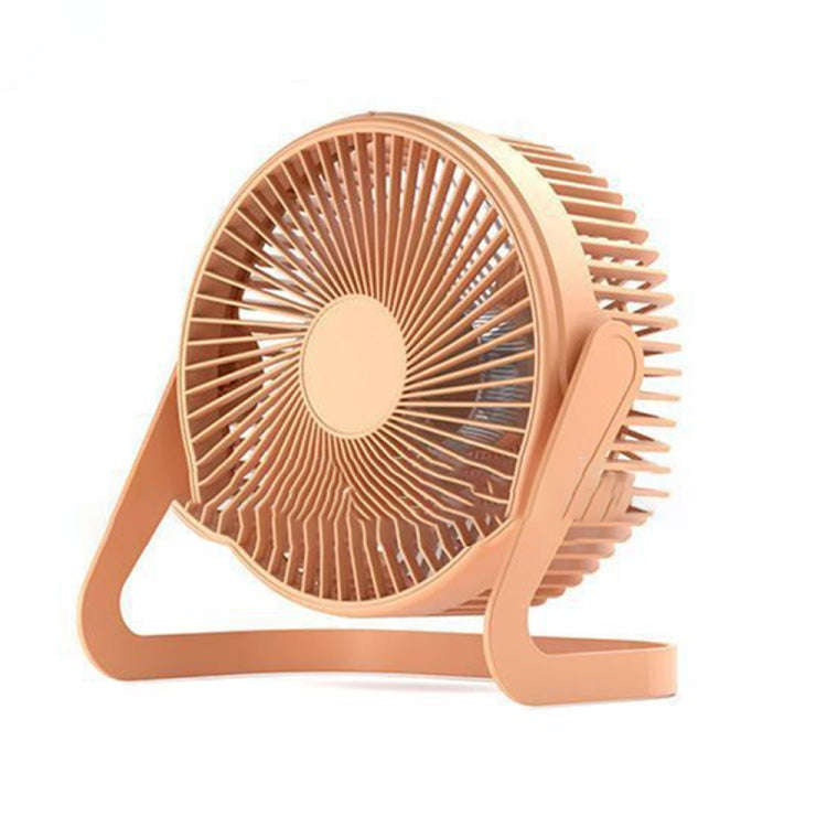 Desktop Mini USB Electric Fan (Orange)