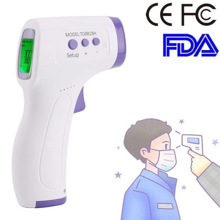 [HK Warehouse] TG8818H Non-contact Forehead Body Infrared Thermometer, Temperature Range: 32.0 de...