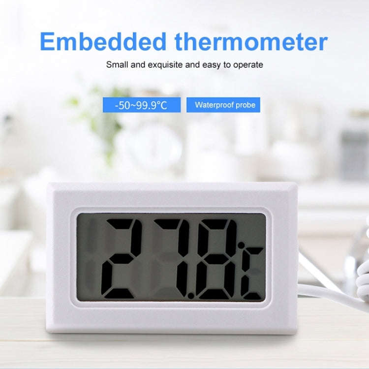 Mini LCD Indoor Digital Thermometer (Celsius Display) (Black)