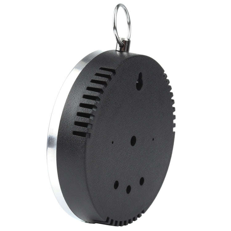 Mini Round Clock-shaped Indoor Outdoor Hygrometer Humidity Thermometer Temperature Meter with Han...