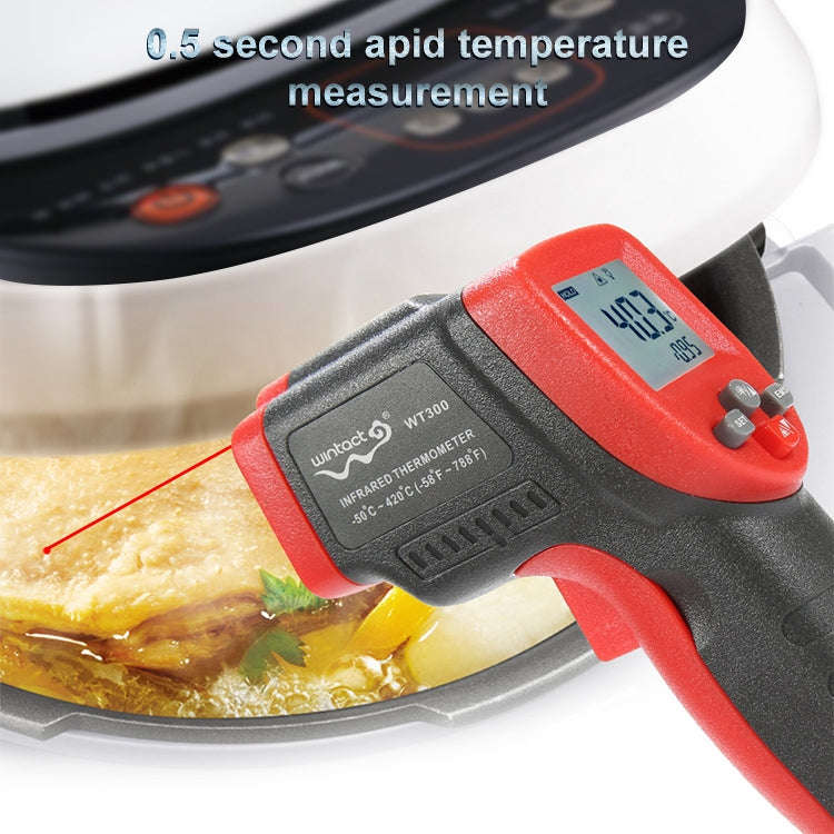 Wintact WT300 -50 Degree C~420 Degree C Handheld Portable Outdoor Non-contact Digital Infrared Th...
