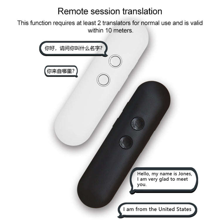 T4 Portable AI Smart Voice Translator Business Travel Real Time Translation Machine Support 42 La...