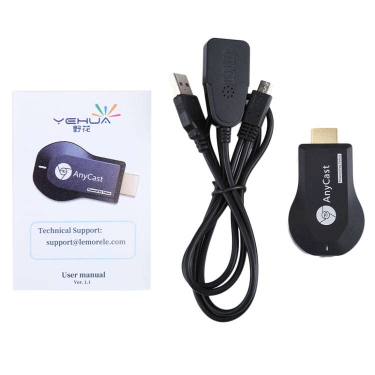 M4 Plus Wireless WiFi Display Dongle Receiver Airplay Miracast DLNA 1080P HDMI TV Stick for iPhon...