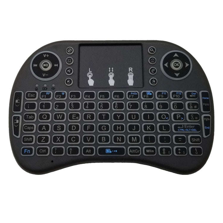 Support Language: Italy i8 Air Mouse Wireless Backlight Keyboard with Touchpad for Android TV Box...