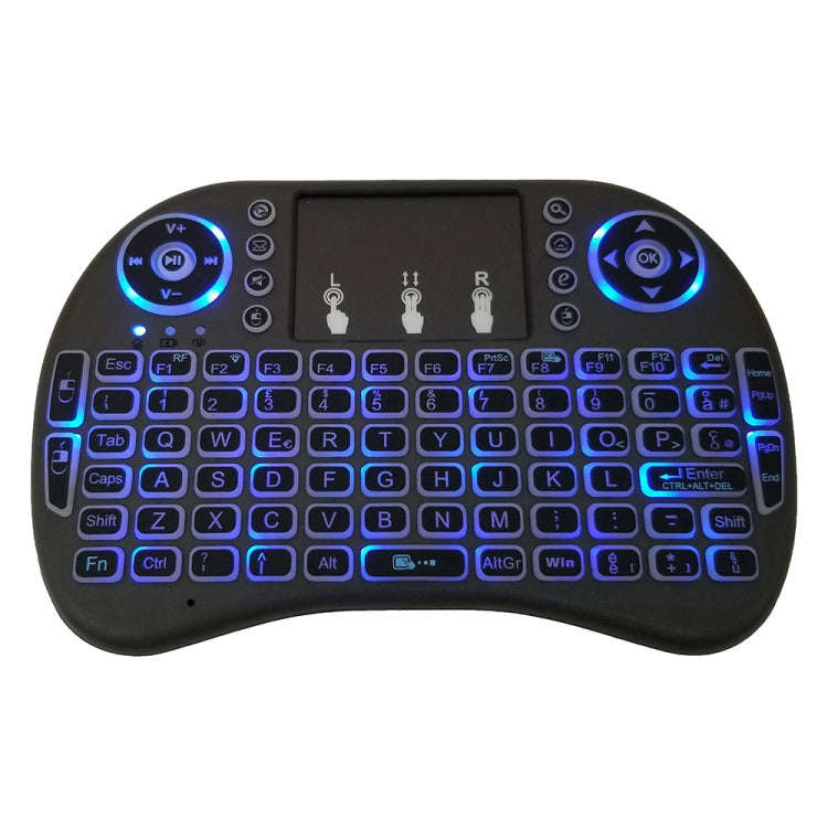 Support Language: Italy i8 Air Mouse Wireless Backlight Keyboard with Touchpad for Android TV Box...