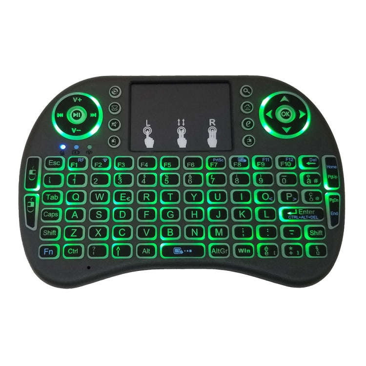 Support Language: Italy i8 Air Mouse Wireless Backlight Keyboard with Touchpad for Android TV Box...
