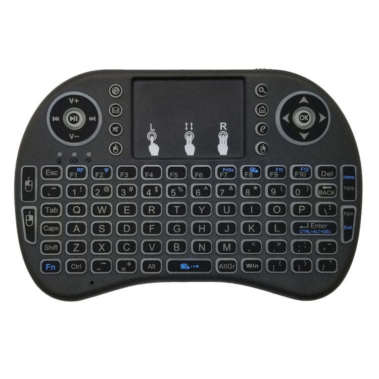 Support Language: English i8 Air Mouse Wireless Backlight Keyboard with Touchpad for Android TV B...