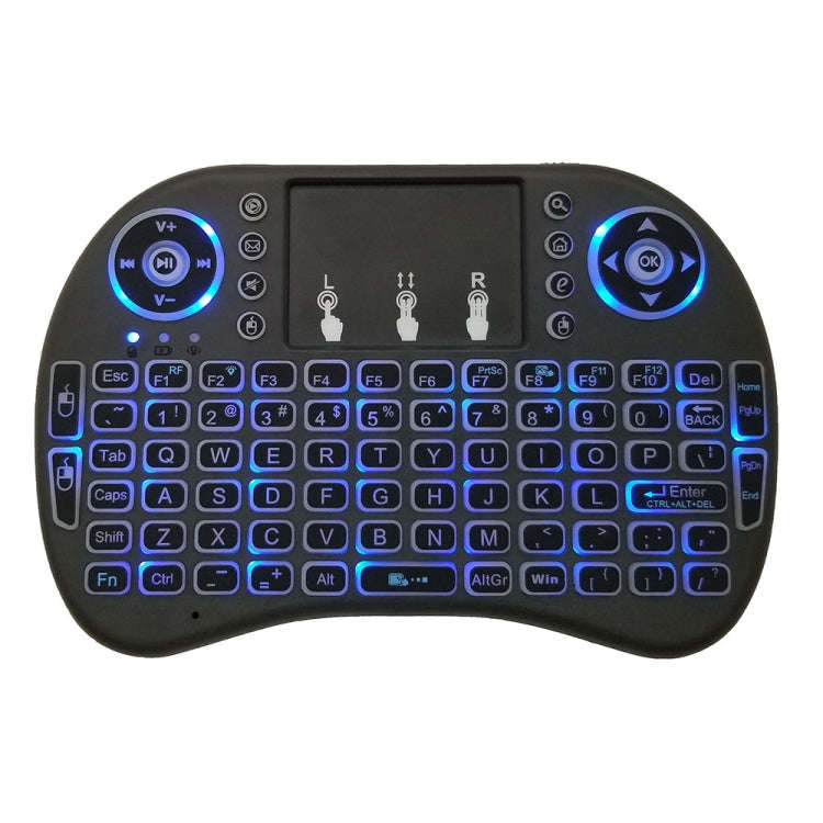 Support Language: English i8 Air Mouse Wireless Backlight Keyboard with Touchpad for Android TV B...