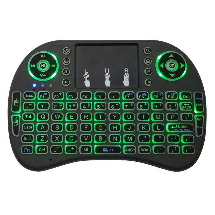 Support Language: English i8 Air Mouse Wireless Backlight Keyboard with Touchpad for Android TV B...