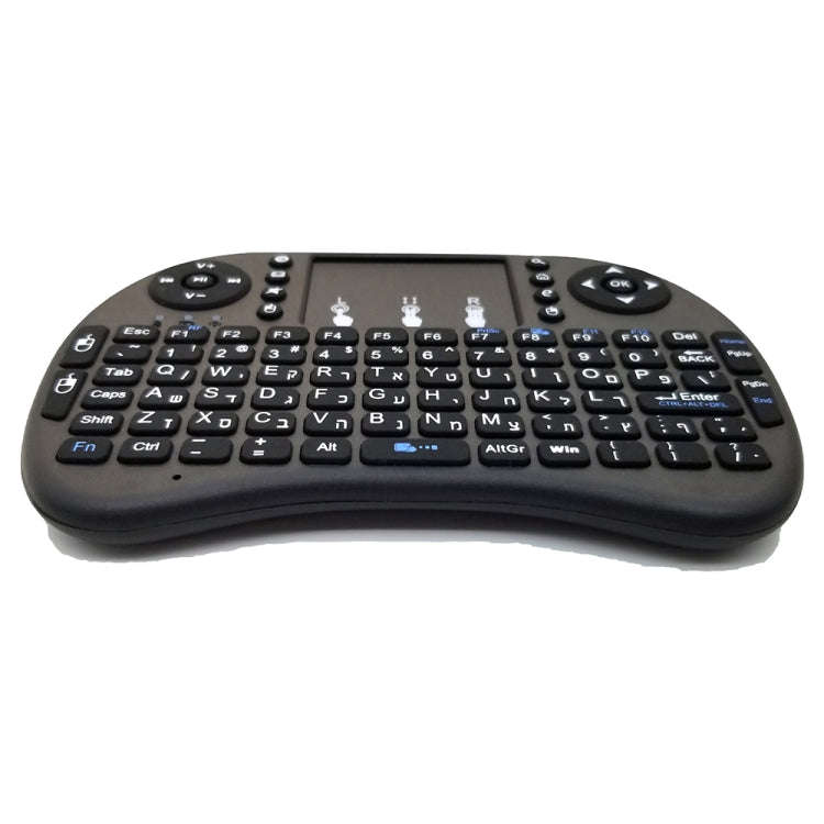 Support Language: Hebrew i8 Air Mouse Wireless Keyboard with Touchpad for Android TV Box & Smart ...
