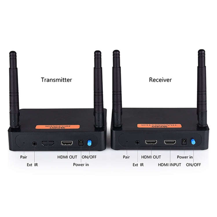 Measy FHD676 Full HD 1080P 3D 5-5.8GHz Wireless HDMI Transmitter (Transmitter + Receiver) Transmi...