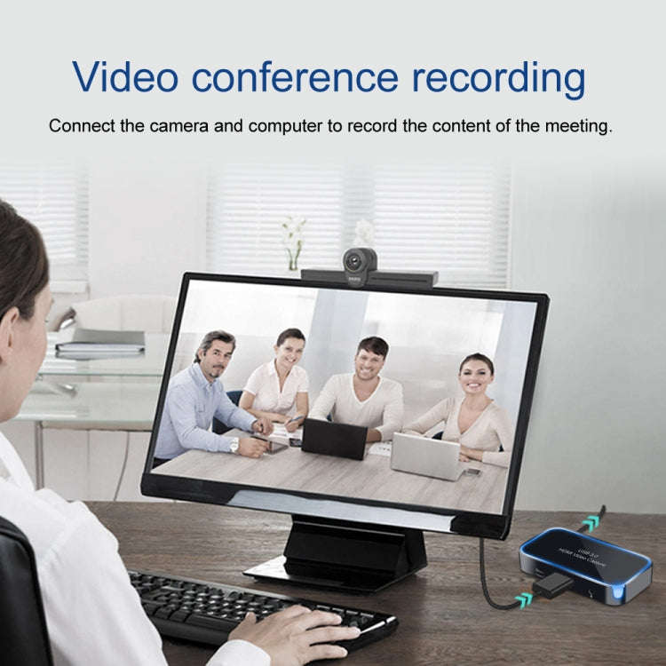 CK200 1080P HDMI + Microphone to HDMI + Audio + USB 3.0 HD Video Capture Card Device, Support UVC...