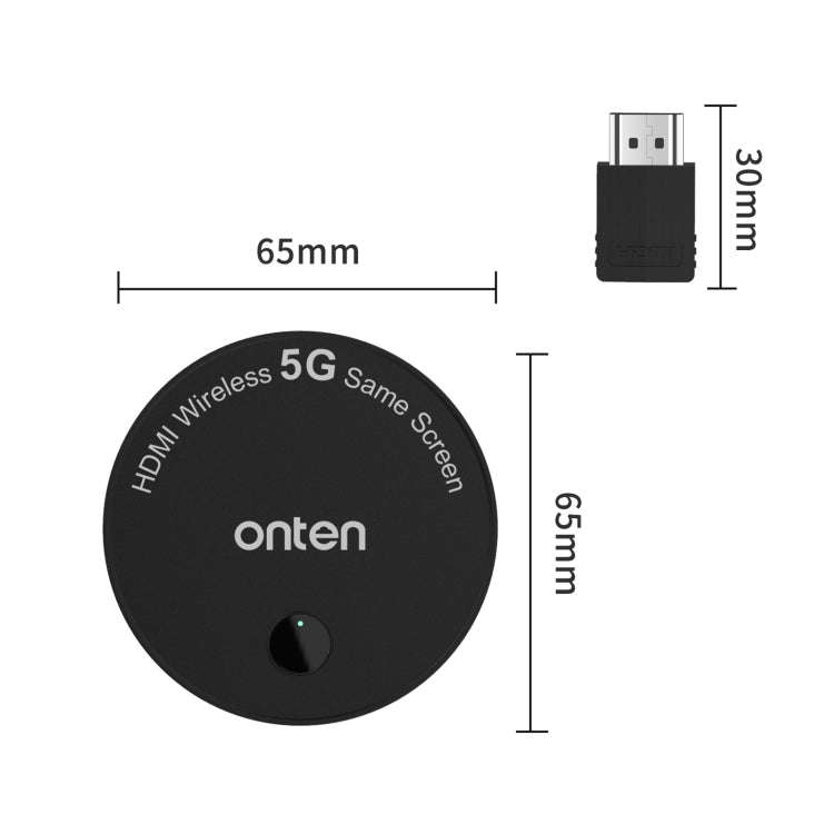 Onten 7576 Dual Frequency 1080P HD Wireless Homescreen