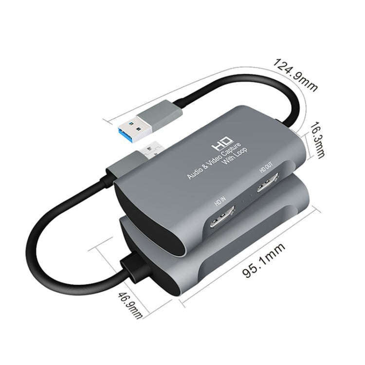 Z31 HDMI Female to HDMI Female + Audio + USB 2.0 Video Capture Box