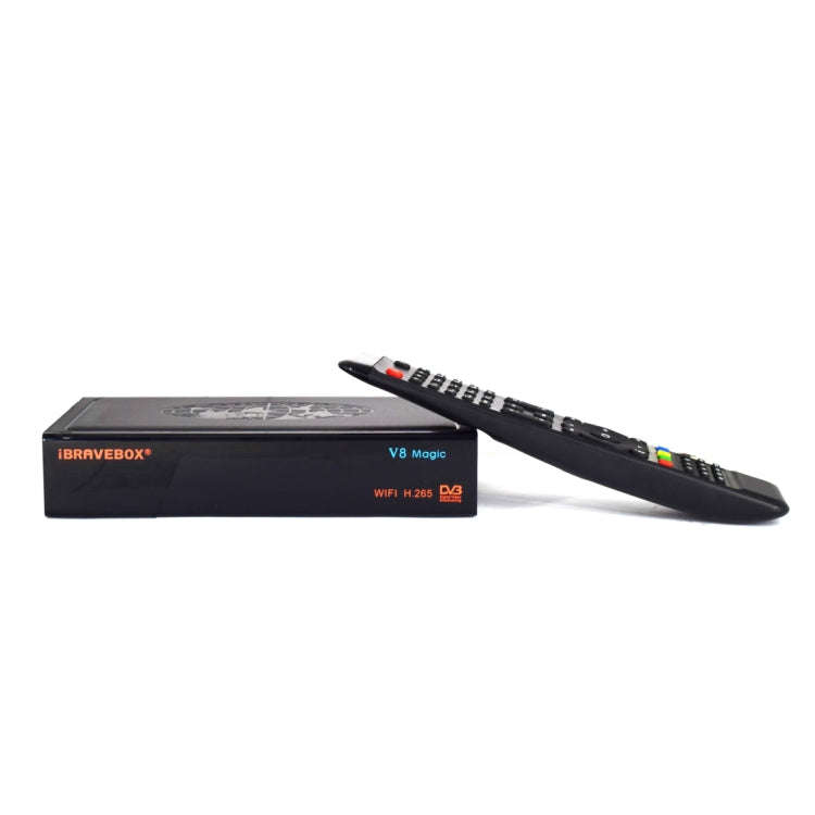 iBRAVEBOX V8 MAGIC Digital Satellite Signal Finder Meter, Support H.265+DVB-S/S2 & IPTV(UK Plug)