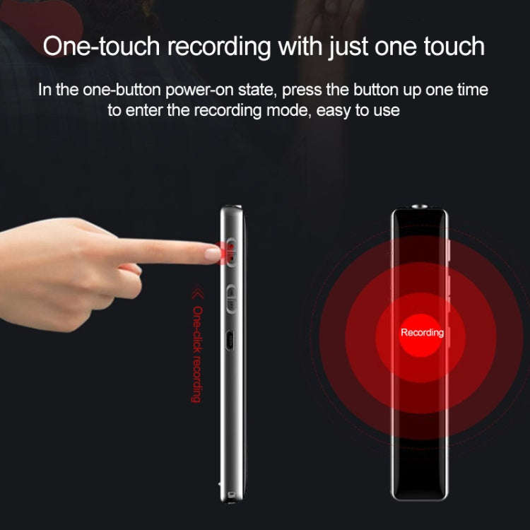 Q33 External Play MP3 Voice Control High Definition Noise Reduction Recording Pen, 8G, Support Pa...