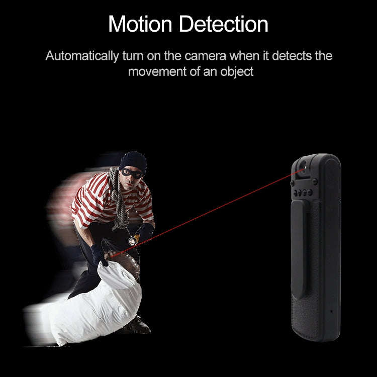 B18 Back Clip Design 1080P HD Camera Recording Pen, Support Motion Detection / Infrared Night Vis...