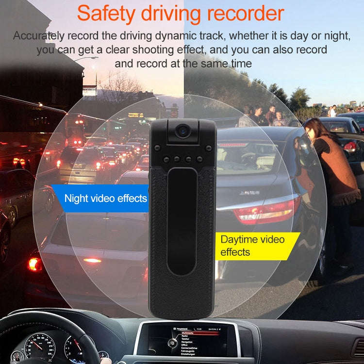 B18 Back Clip Design 1080P HD Camera Recording Pen, Support Motion Detection / Infrared Night Vis...
