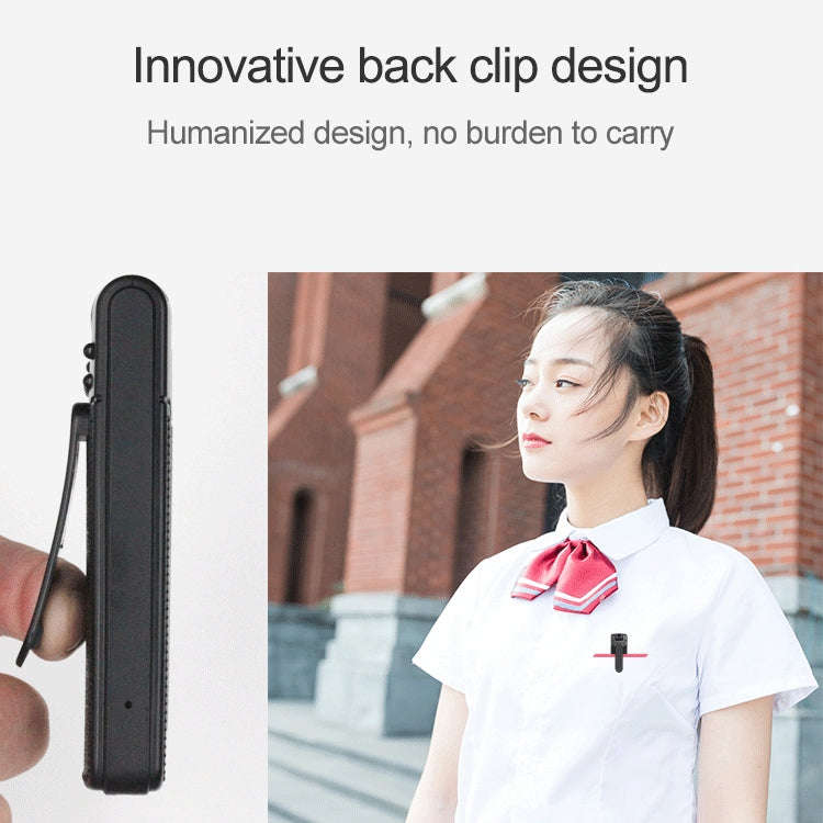 B18 Back Clip Design 1080P HD Camera Recording Pen, Support Motion Detection / Infrared Night Vis...