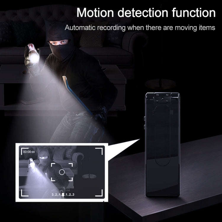B19 Back Clip Design 1080P HD Camera Video Recorder, Support Motion Detection / Infrared Night Vi...