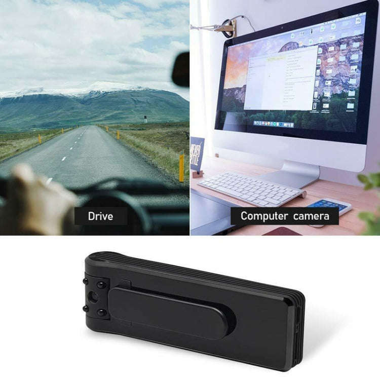 B19 Back Clip Design 1080P HD Camera Video Recorder, Support Motion Detection / Infrared Night Vi...