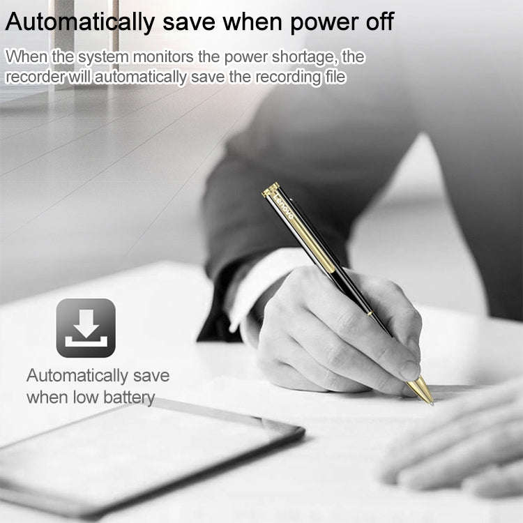 Original Lenovo B628 32GB Intelligent Voice Control Noise Reduction Pen Shape Recording Pen
