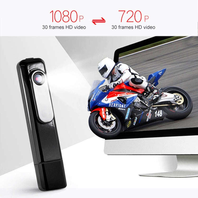 C181 1080P Mini Back Clip 130 Degree Small Wide Angle Meeting Lecture Professional Video Recorder...